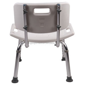 Jumao Aluminum Adjustable Height Shower <strong>Chair</strong> for <strong>Elderly</strong> and Disabled - Product Image 4