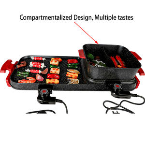 Plancha Eléctrica Multifuncional 2026, Parrilla para Kebab, Pizza, Barbacoa, sin Humo, para Exteriores, con Soporte, Temperatura Ajustable, para el Hogar - Product Image 5