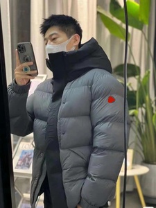 Mengkou Black Samurai Cappotto Imbottito in Nylon/Cotone Unisex Ampio Invernale Ispessito Caldo Antivento Impermeabile con Cappuccio - Product Image 2