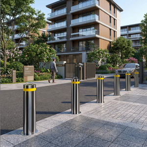 Bolardo de seguridad con llave extraíble de 219 mm y 304 mm, poste anticolisión para entradas de vehículos y paisajismo comercial - Product Image 5