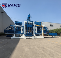 Machine automatique de fabrication de briques en ciment à haut rendement QT18-15, produisant des blocs creux et pleins pour pavés