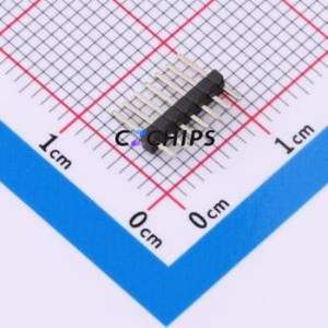 BX-PZ1.27-1-7PZZ Pin Header Through hole Component (THT),P=1.27mm Connector 1x7P 1.27mm Pin Header Through Hole - Product Image 1