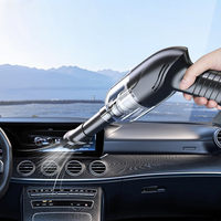 Aspiradora de Mano Recargable, Inalámbrica, Portátil, Herramienta de Limpieza para Coche y Hogar, Aspiradora de Polvo con Accesorios