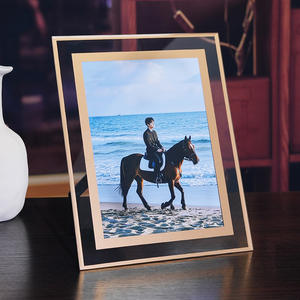 Cumprindo A4 A3 4*6 5*7 polegada Criativo Personalizado Transparente Vidro De Cristal Photo <span class=keywords><strong>Frame</strong></span> Home Decor Handmade Picture <span class=keywords><strong>Frame</strong></span> Atacado - Product Image 6