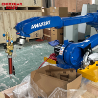 Estación de Corte por Llama Robótica Automática, Cortadora CNC Multiángulo para Fabricación de Acero Estructural y Pesado