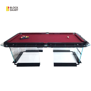 Mesa de <span class=keywords><strong>Billar</strong></span> de Vidrio Personalizada de Alta Calidad, Diseño de Lujo para Interiores y Exteriores, Moderna y de Alta Gama, 9 pies - Product Image 5