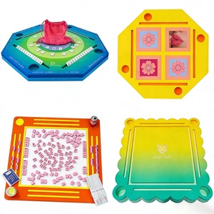 Opvouwbare luxe drijvende pool mahjong tafelmat, antistatische 2-in-1 mahjong & poker gamepad voor zwembad, strand en warmwaterbron - Product Image 2