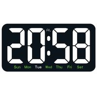 Anpassbarer Ewiger Kalender Desktop Multifunktionale Digitale Temperatur-Wanduhr Wecker Einfache Elektronische LED-Uhr