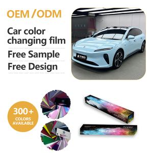 Film vinyle PET/PVC mat de luxe, anti-traces de doigts, à changement de couleur, résistant aux UV/infrarouges, auto-réparateur pour véhicules professionnels haut de gamme - Product Image 3