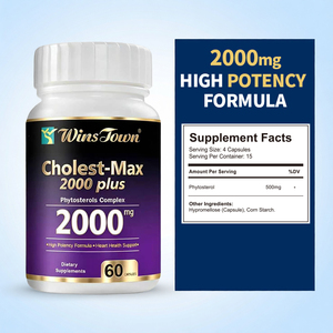 WinsTown Cholest Max <span class=keywords><strong>2000</strong></span> Plus, Complejo de Fitosteroles, Esteroides Vegetales Naturales para la Salud Cardiovascular - Product Image 5