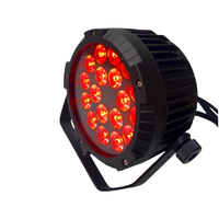 18x18W RGBWAUV 6in1 extérieur Par effet LED plat Par lumière scène étanche Par boîtes éclairage de scène