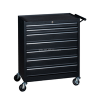 Chariot à outils d'atelier Rockshell à 5 tiroirs en acier inoxydable avec 4 roues, capacité de charge de 150 kg, personnalisable OEM/ODM
