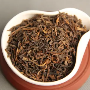 شاي بولي يوريثان صحي عضوي طبيعي من يونان, شاي صيني تقليدي ، شاي بأوراق شجر سوداء فضفاضة