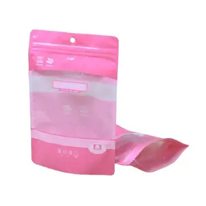 Factory Wholesale Custom Laminated Recycled Zip Lock Plastic Packing Bag For Men's Underwear
