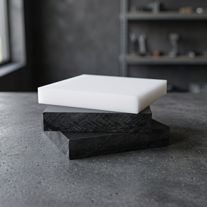 POM Sheets Black <b>White</b> High <b>Sliding</b> Impact Resistant Plate - Product Image 1