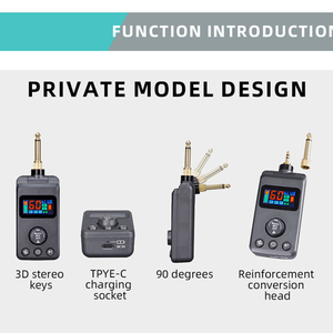 Sistema de Micrófono Inalámbrico de Doble Canal con Bluetooth y DSP Anti-Regollos para Actuaciones Profesionales en Escenario - Product Image 4
