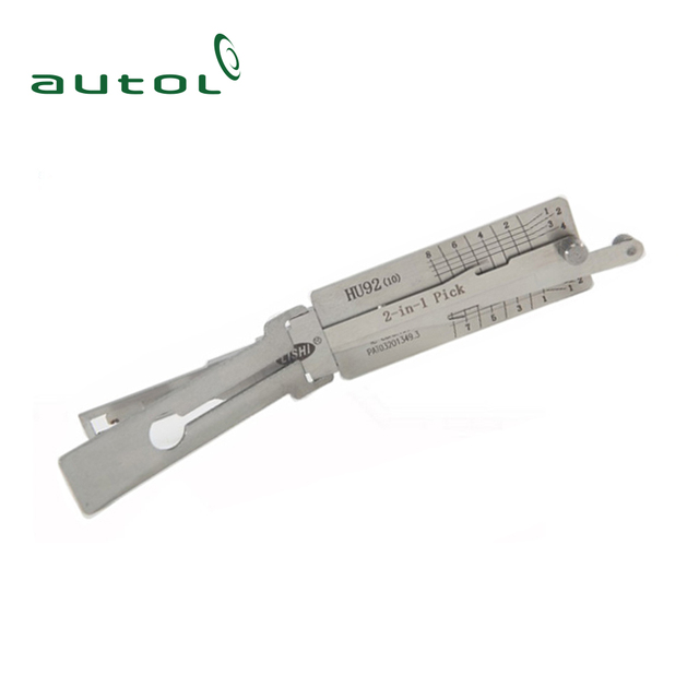 Lishi HU92 2-in-1 Pick and Decoder V.3 & Car Key Locksmith Tools & Key Lock Pick Tool