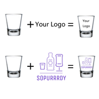 Verres à shot de style mexicain avec bordure dorée personnalisée, 1,5 oz, verre à sublimation de luxe personnalisé avec bordure dorée pour les cadeaux de mariage