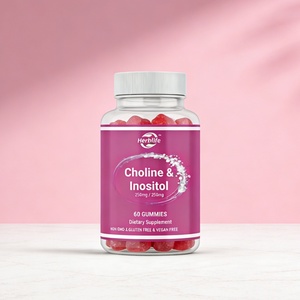 Compléments Alimentaires OEM d'Usine : Inositol Choline Bitartrate en Gommes/Capsules/Poudre pour l'Équilibre Hormonal – Gommes de Myo-Inositol - Product Image 2