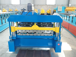 เครื่องขึ้นรูปกระเบื้องหลังคาชั้นเดียวและเครื่องขึ้นรูปโลหะ บริการ OEM ODM เครื่องขึ้นรูปแผ่น<span class=keywords><strong>หลังคา</strong></span>เคลือบฟิล์ม - Product Image 6