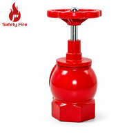 Vanne d'arrêt intérieure de style russe DN65 PN16, hydrant d'incendie intérieur, vente en gros directe usine à prix compétitif pour les entrepreneurs