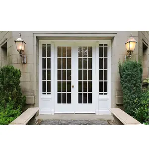 Good sealing beautifully designed pvc/upvc casement glass main door with grills