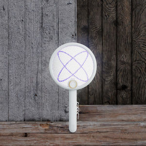 Raqueta Eléctrica Recargable para Matar Mosquitos, Plegable, Ecológica, Portátil, con Cobertura de 20m - Product Image 3