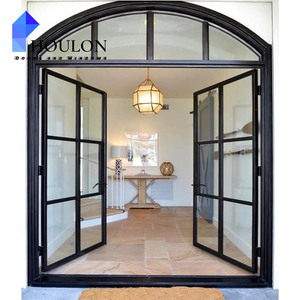 Magnifique Porte d'Entrée en Fer Forgé à Motifs Sculptés pour Façades <span class=keywords><strong>de</strong></span> Maisons Élégantes - Product Image 1