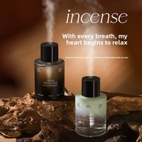 Diffuseur d'arômes d'intérieur en verre parfum thé, sans alcool, artisanal, pour huiles essentielles et parfums, assainisseur d'air pour salon