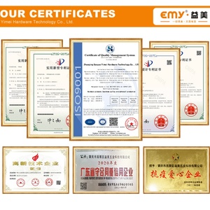 Kit <span class=keywords><strong>de</strong></span> quincaillerie moderne en fer pour meubles avec <span class=keywords><strong>amortisseur</strong></span> <span class=keywords><strong>de</strong></span> fermeture douce intégré pour <span class=keywords><strong>porte</strong></span> <span class=keywords><strong>de</strong></span> placard coulissante, pour chambre et <span class=keywords><strong>cuisine</strong></span>, installation par vis - Product Image 4