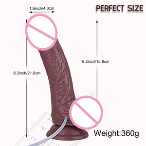 Ultra-Realistischer Wasserspritzender Silikon-<span class=keywords><strong>Penis</strong></span> für Erwachsene Squirt-Funktion Dildo für Aufregende Rollenspiele Paar-Abenteuer Einfach Nachfüllbar - Product Image 2