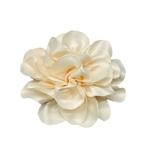 Flor de tela moldeada de 8.5cm estilo coreano para accesorios de cabello, ropa, manualidades y bricolaje. - Product Image 5