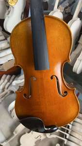 Viola artisanale de 15 pouces en épicéa et érable massifs, son agréable, 381 mm, belle veine de bois, cinq cordes, chevalet Aubert - Product Image 4