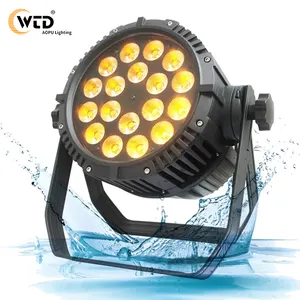 18 *15W 5 In1 LED Dmx Indoor Par Can Stage Light For DJ Wedding