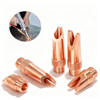 Boquilla de Soldadura Láser de Aleación de Cobre, Piezas de Torneado CNC para Soldador Láser de Fibra Portátil