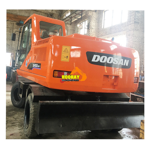Excavatrice sur pneus DOOSAN 150 DH150W-7 DH150 d'occasion, 15 tonnes, faible nombre d'heures de fonctionnement, qualité coréenne, certifiée CE, avec godet, en promotion. - Product Image 6