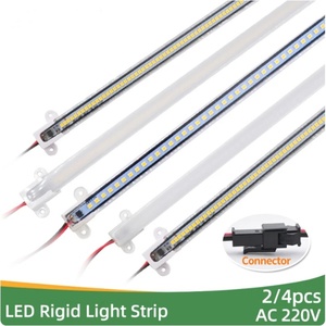 AC 220V tira de luz dura alto brillo LED SMD 2835 0,5 M 1M 1,2 m 72leds 144LEDs tira de LED dura 220V tira de Led dura 220V - Product Image 2