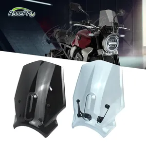 ABS กระจกกันลมป้องกันลมสำหรับ Honda CB1000R/CB650R 18-19สีเทา