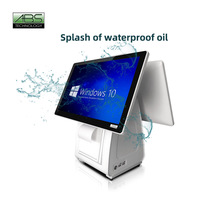Vente directe d'usine, système de point de vente Cloud, machine avec processeur Intel J1900, 8 Go de RAM, SSD 128 Go, écran principal 15,6 pouces, NFC/Bluetooth/Wi-Fi 6 pour les magasins