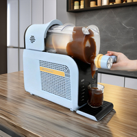 Machine à slush 1,8 L pour boissons glacées, cola, jus, cappuccino, programmes d'auto-nettoyage, margarita, milk-shake