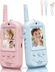 Walkie Talkie LELETO para Niños con Cambiador de Voz, Juguetes Educativos con 4 Efectos de Sonido y Volumen Ajustable para Niños de 5 a 7 Años, Juego al Aire Libre - Product Image 1