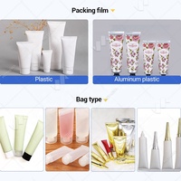 Machine de fabrication de tubes cosmétiques semi-automatique pour le remplissage de crème, de pâte, de chocolat, de dentifrice et de graisse, avec tube inclus