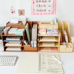Organisateur <span class=keywords><strong>de</strong></span> <span class=keywords><strong>bureau</strong></span> <span class=keywords><strong>en</strong></span> <span class=keywords><strong>bois</strong></span> pour la maison et le <span class=keywords><strong>bureau</strong></span> classeur et fournitures <span class=keywords><strong>de</strong></span> <span class=keywords><strong>bureau</strong></span> support <span class=keywords><strong>de</strong></span> papeterie <span class=keywords><strong>de</strong></span> stockage - Product Image 6