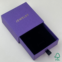 Boîte à bijoux en papier biodégradable personnalisée Everwin, emballage cadeau haut de gamme avec logo en estampage à chaud