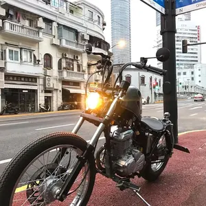 HONGPA toptan yüksek kalite motosiklet led H4 kafa lambası ampulleri aydınlatma sistemi için cafe racer chopper Bobber
