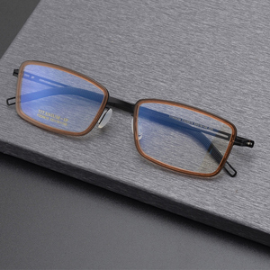 מסגרת משקפיים לגברים מהשכבות העילית, מסגרת קוצר ראייה מטיטניום טהור וקליל במיוחד - Product Image 1