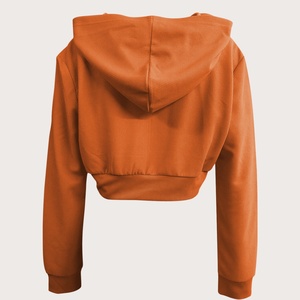 Sweat à capuche zippé uni pour femme, décontracté, à manches longues, écologique, pour l'hiver, avec poche - Product Image 5