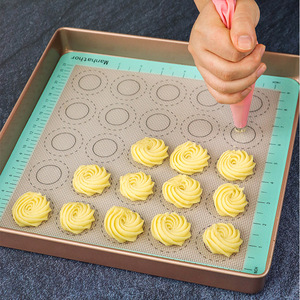OKSILICONE Incroyable Offre Spéciale Nouveau Moule <span class=keywords><strong>à</strong></span> Macaron <span class=keywords><strong>en</strong></span> <span class=keywords><strong>Silicone</strong></span> Ensemble de Tapis de Cuisson <span class=keywords><strong>à</strong></span> Pâtisserie pour la Décoration de la Casserole Plateau de Cuisson - Product Image 1