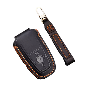Funda de Cuero para Llave de Coche, Cubierta Completa para Peugeot 308 408 508 2008 3008 4008 5008 <span class=keywords><strong>Citroen</strong></span> <span class=keywords><strong>C4</strong></span> C4L C6 <span class=keywords><strong>C3</strong></span>-XR, Accesorios - Product Image 1