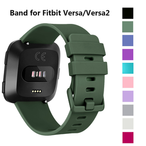Correa de silicona para Fitbit <span class=keywords><strong>Versa</strong></span> 2 y <span class=keywords><strong>Versa</strong></span> <span class=keywords><strong>Lite</strong></span>, accesorio deportivo de repuesto para reloj inteligente - Product Image 2